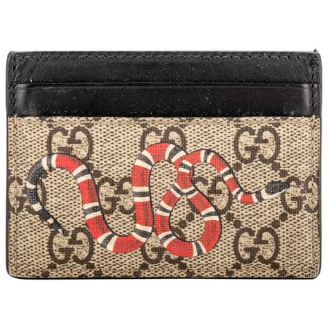 gucci pink card holder|gucci snake credit card holder.